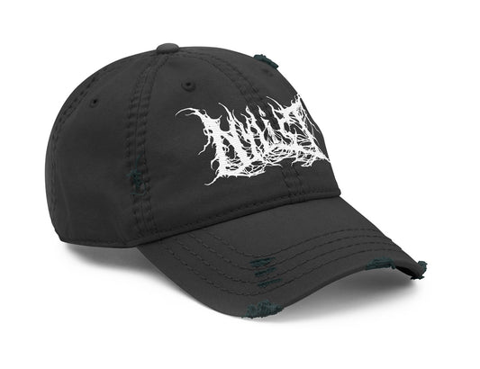 Distressed Dad Hat (Black)