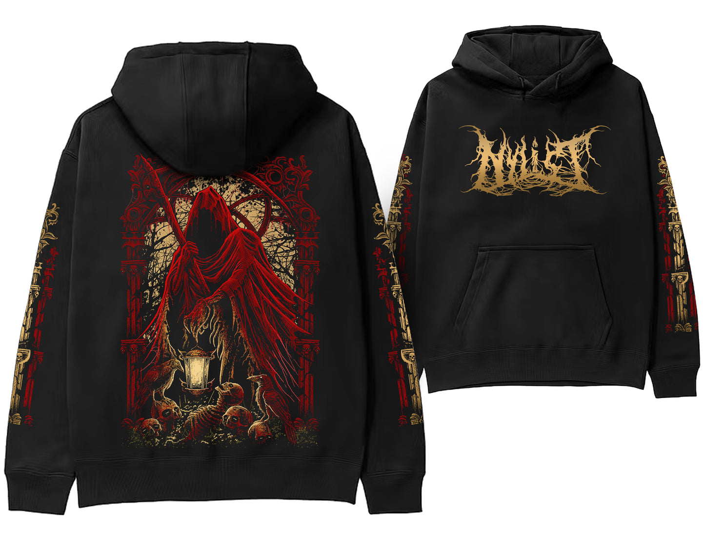 Crimson Gold Hoodie